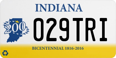 IN license plate 029TRI