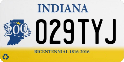 IN license plate 029TYJ