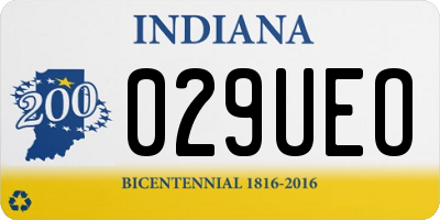 IN license plate 029UEO