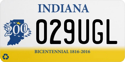 IN license plate 029UGL
