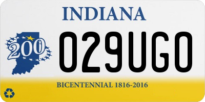 IN license plate 029UGO