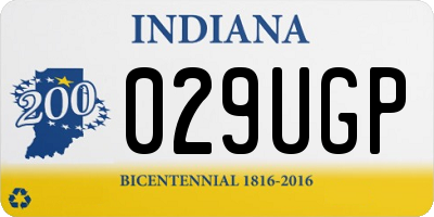 IN license plate 029UGP