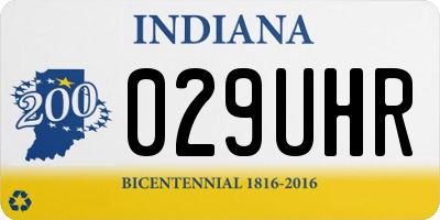 IN license plate 029UHR