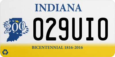 IN license plate 029UIO