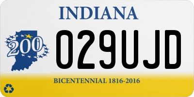IN license plate 029UJD