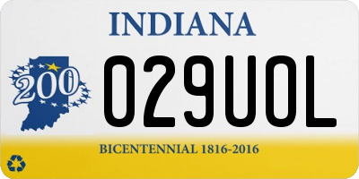 IN license plate 029UOL
