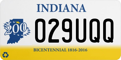 IN license plate 029UQQ