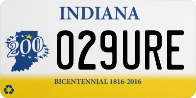 IN license plate 029URE