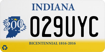 IN license plate 029UYC