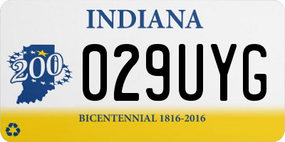 IN license plate 029UYG