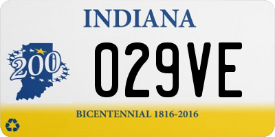 IN license plate 029VE