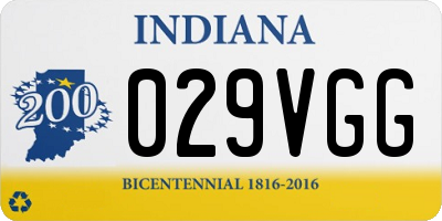 IN license plate 029VGG