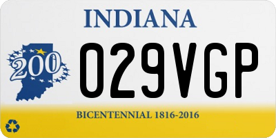 IN license plate 029VGP