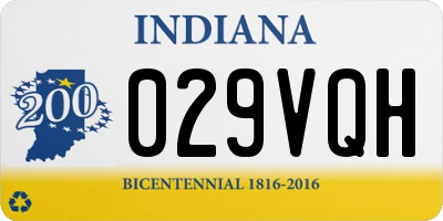 IN license plate 029VQH