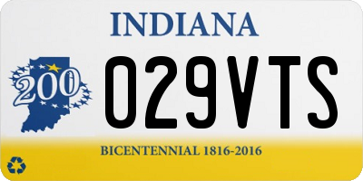 IN license plate 029VTS