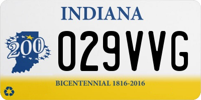 IN license plate 029VVG