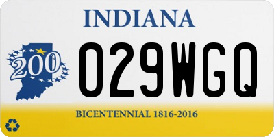 IN license plate 029WGQ