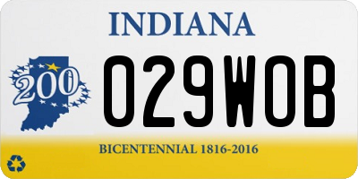 IN license plate 029WOB