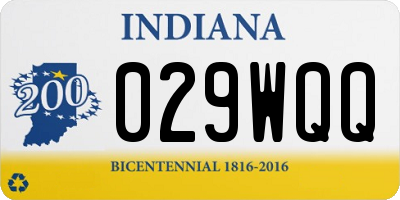 IN license plate 029WQQ
