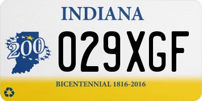 IN license plate 029XGF