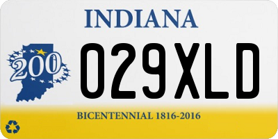 IN license plate 029XLD