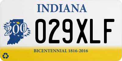 IN license plate 029XLF