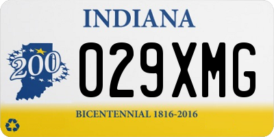 IN license plate 029XMG
