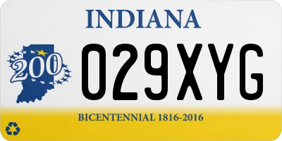 IN license plate 029XYG