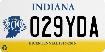 IN license plate 029YDA