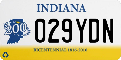 IN license plate 029YDN