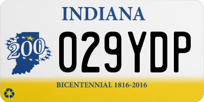 IN license plate 029YDP