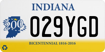 IN license plate 029YGD