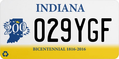 IN license plate 029YGF