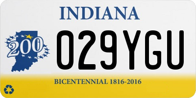 IN license plate 029YGU
