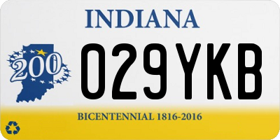 IN license plate 029YKB