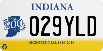 IN license plate 029YLD
