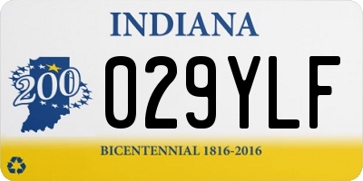 IN license plate 029YLF
