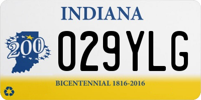 IN license plate 029YLG