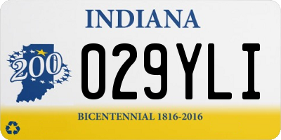 IN license plate 029YLI