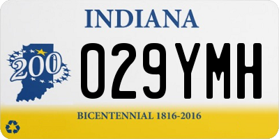 IN license plate 029YMH