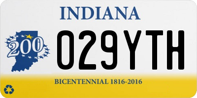 IN license plate 029YTH