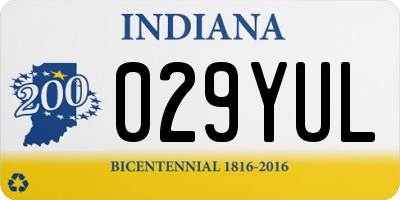 IN license plate 029YUL