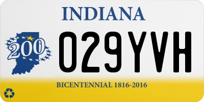 IN license plate 029YVH