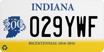 IN license plate 029YWF