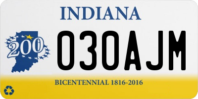 IN license plate 030AJM