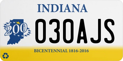 IN license plate 030AJS