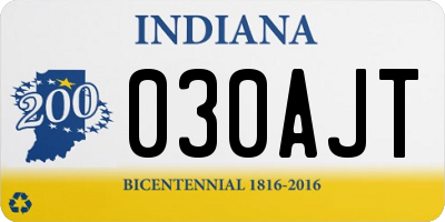 IN license plate 030AJT
