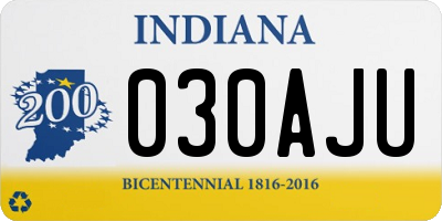 IN license plate 030AJU