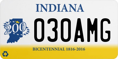 IN license plate 030AMG