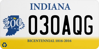IN license plate 030AQG
